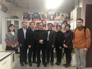 齐炼文,窦德强,姜宝红,徐江教授来h图书馆